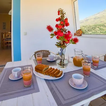 Emmanuela House With Garden & Sea View - Apartment Triopetra