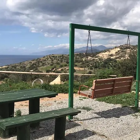 Emmanuela House With Garden & Sea View - Apartment Triopetra
